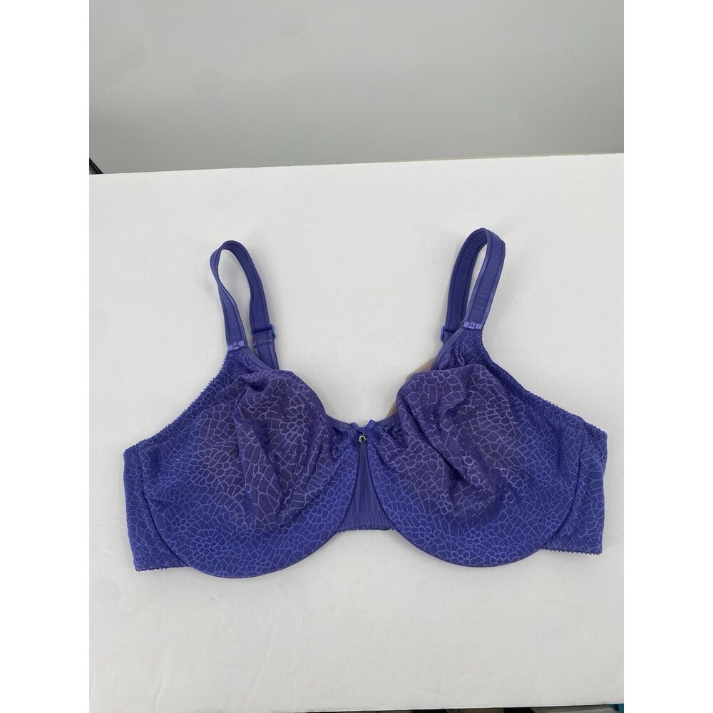 Chantelle 1891 Unlined Minimizer 40DD Bra Lightly Lined Full Coverage Purple